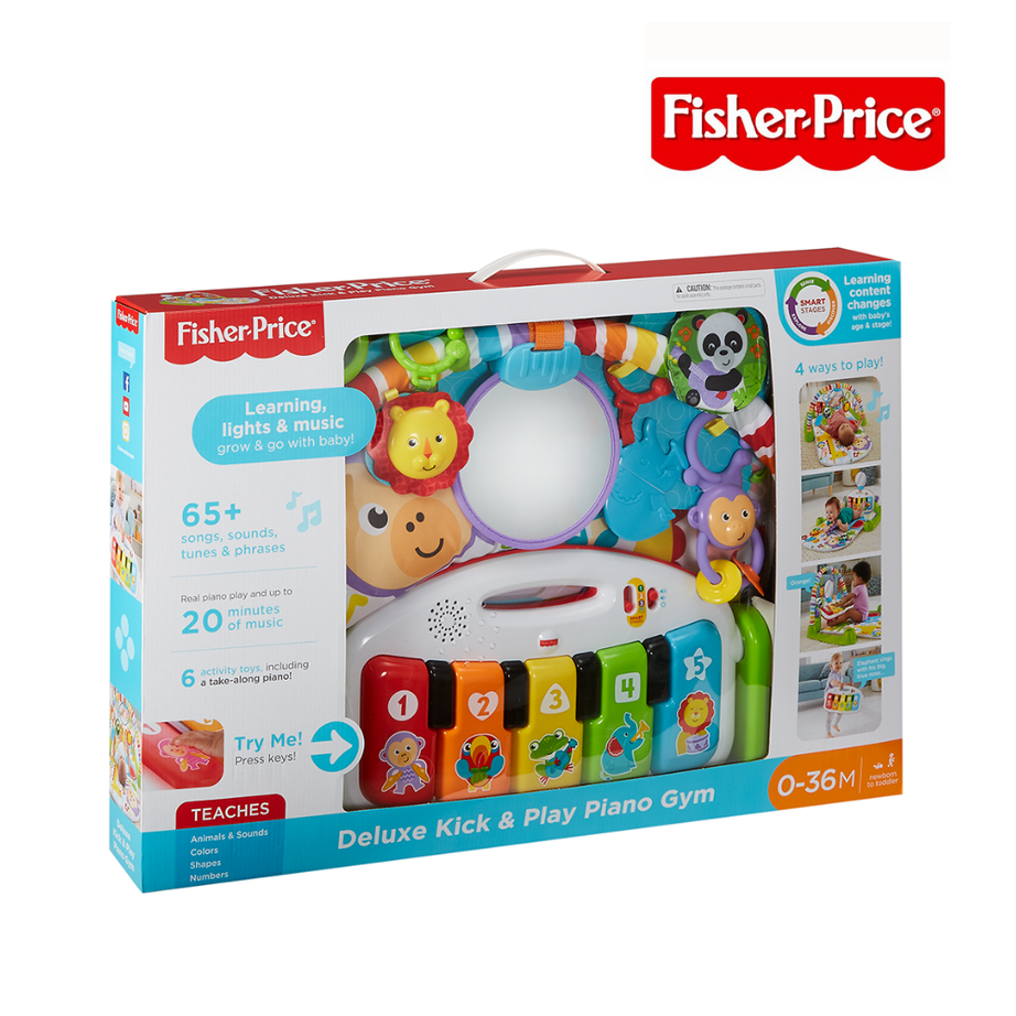 Fisher Price FGG45 Deluxe Kick & Play Piano Gym (Damaged Box)