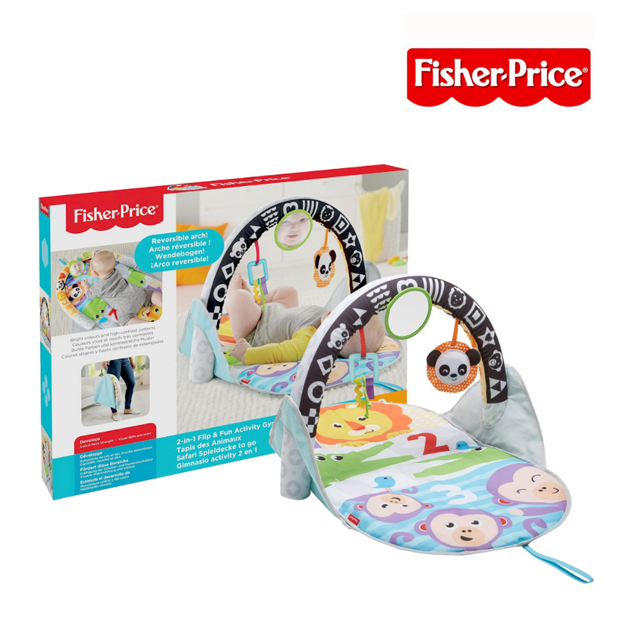 Fisher Price FXC14 2-in-1 Flip & Fun Activity Gym (Damaged Box)