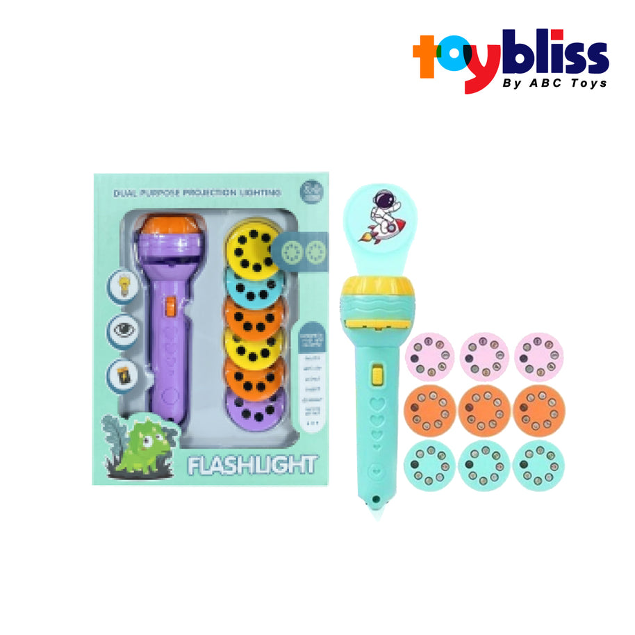 Toybliss Flashlight Dual Purpose Projection Toy (6611-1), Ages 3+