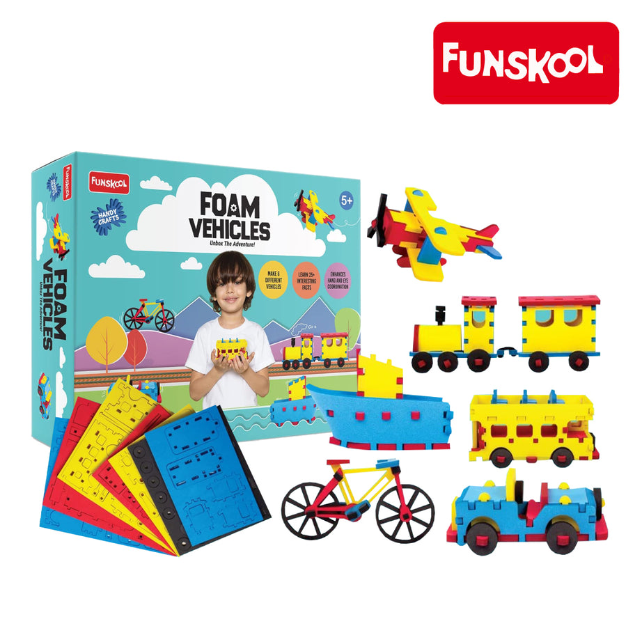 Funskool Foam Vehicles, Ages 5+
