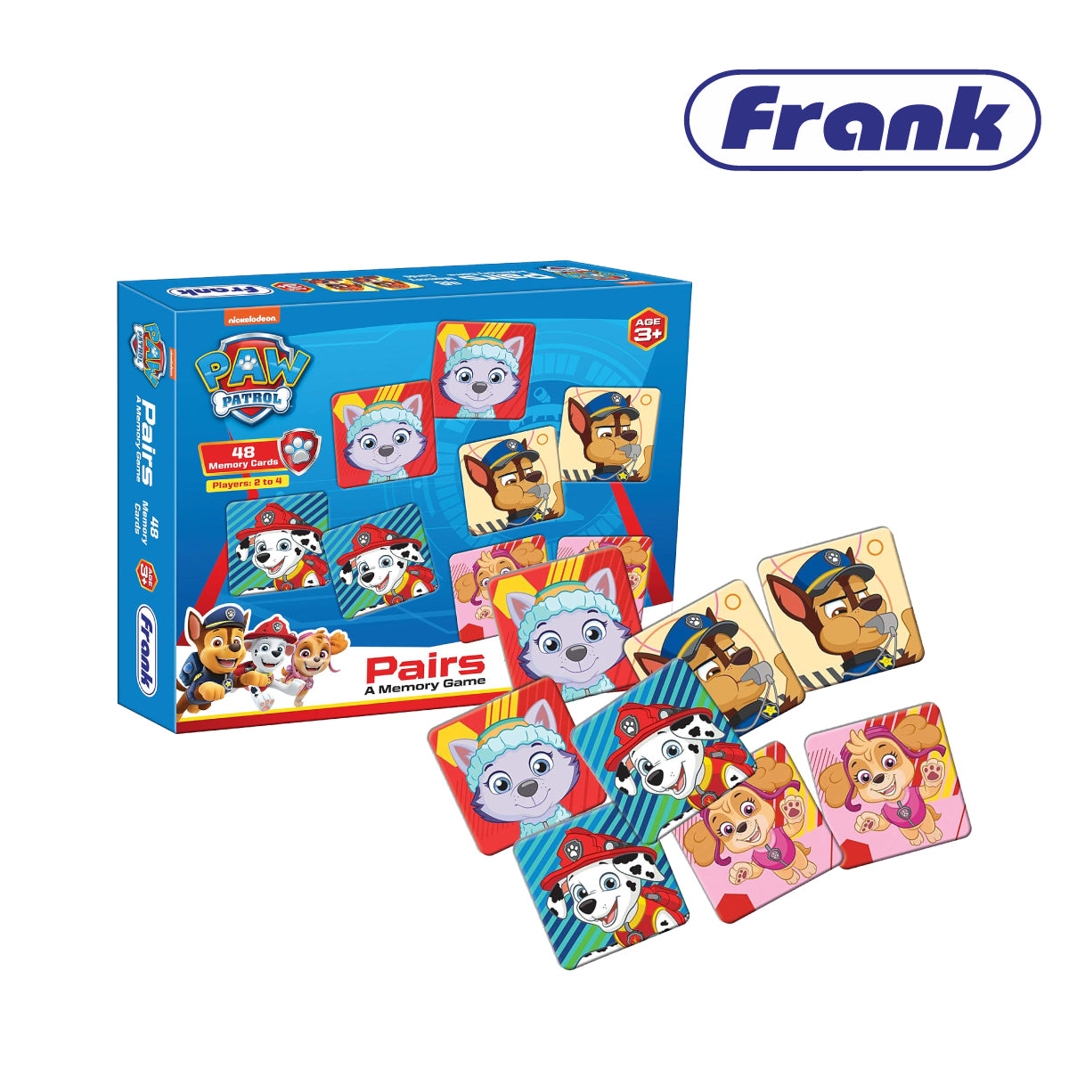 Frank 70304 Paw Patrol Pairs Memory Game