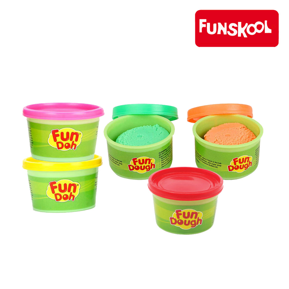 Funskool Fundough 3 Oz Assortment Tub, Ages 3+