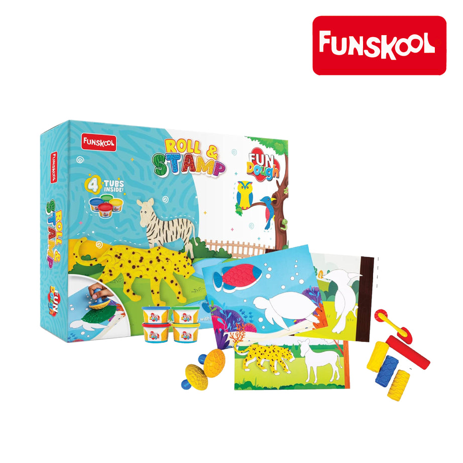 Funskool Fundough Roll And Stamp, Ages 3+