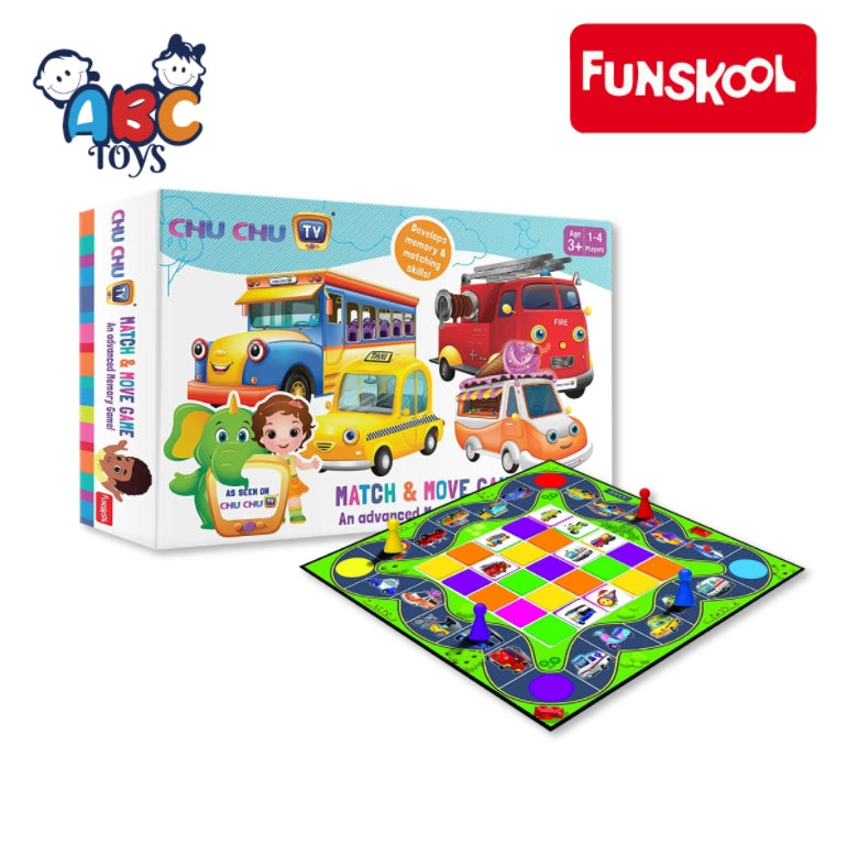 Funskool CHU CHU Match And Move Games, Age 3+