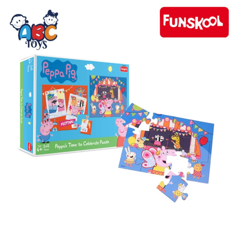 Funskool PEPPA PIG CELEBRATION TIME 2IN1 PUZZLE, Ages 4+
