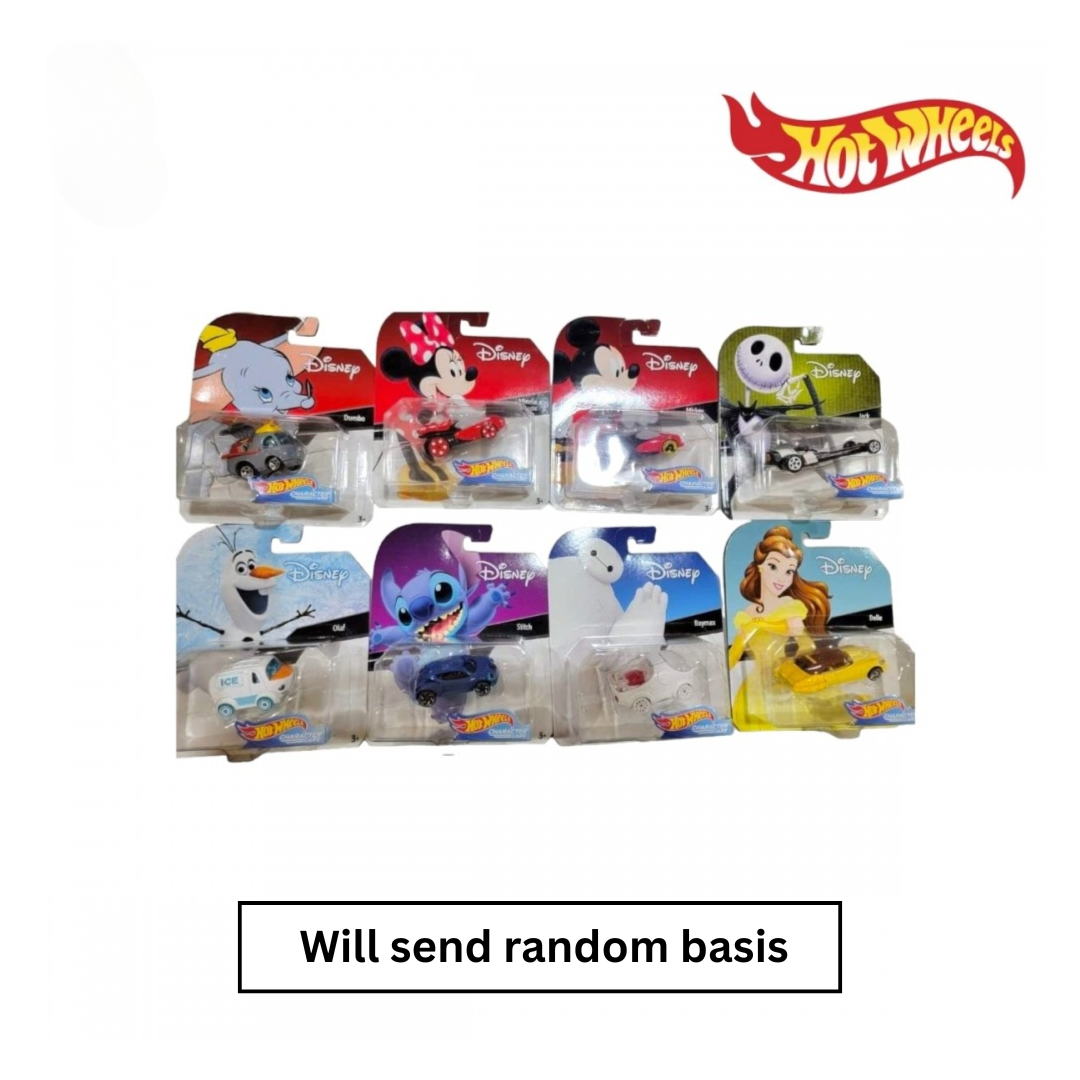 Hot Wheels GCK28 Disney Character Car Asst. (Damaged Box), Ages 3+