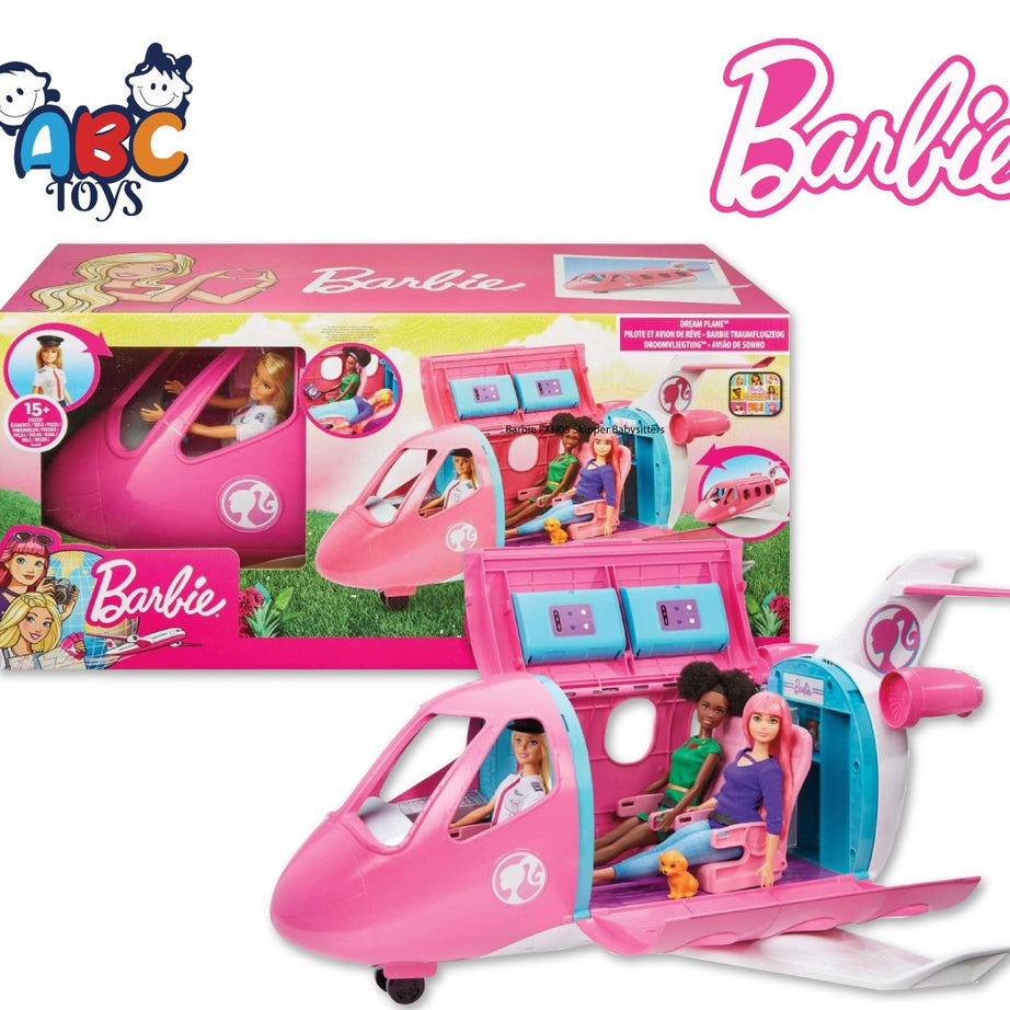 Barbie GJB33 Dream Plane with Pilot, Age 3+