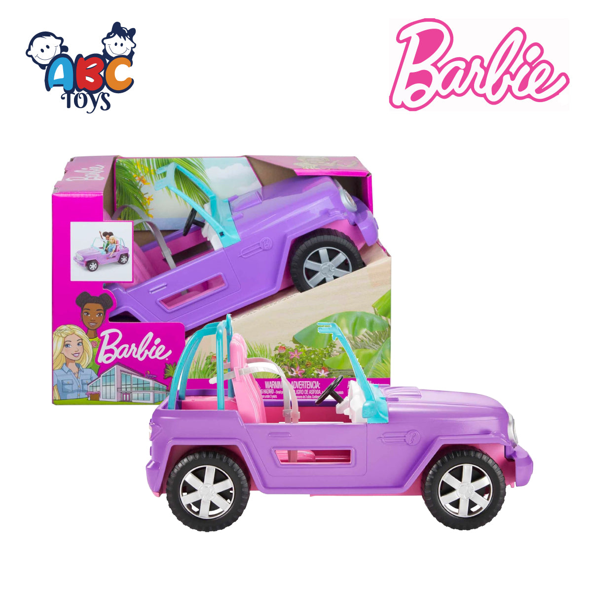 Barbie Off-Road Vehicle, Purple Toy 3+ (GMT46)
