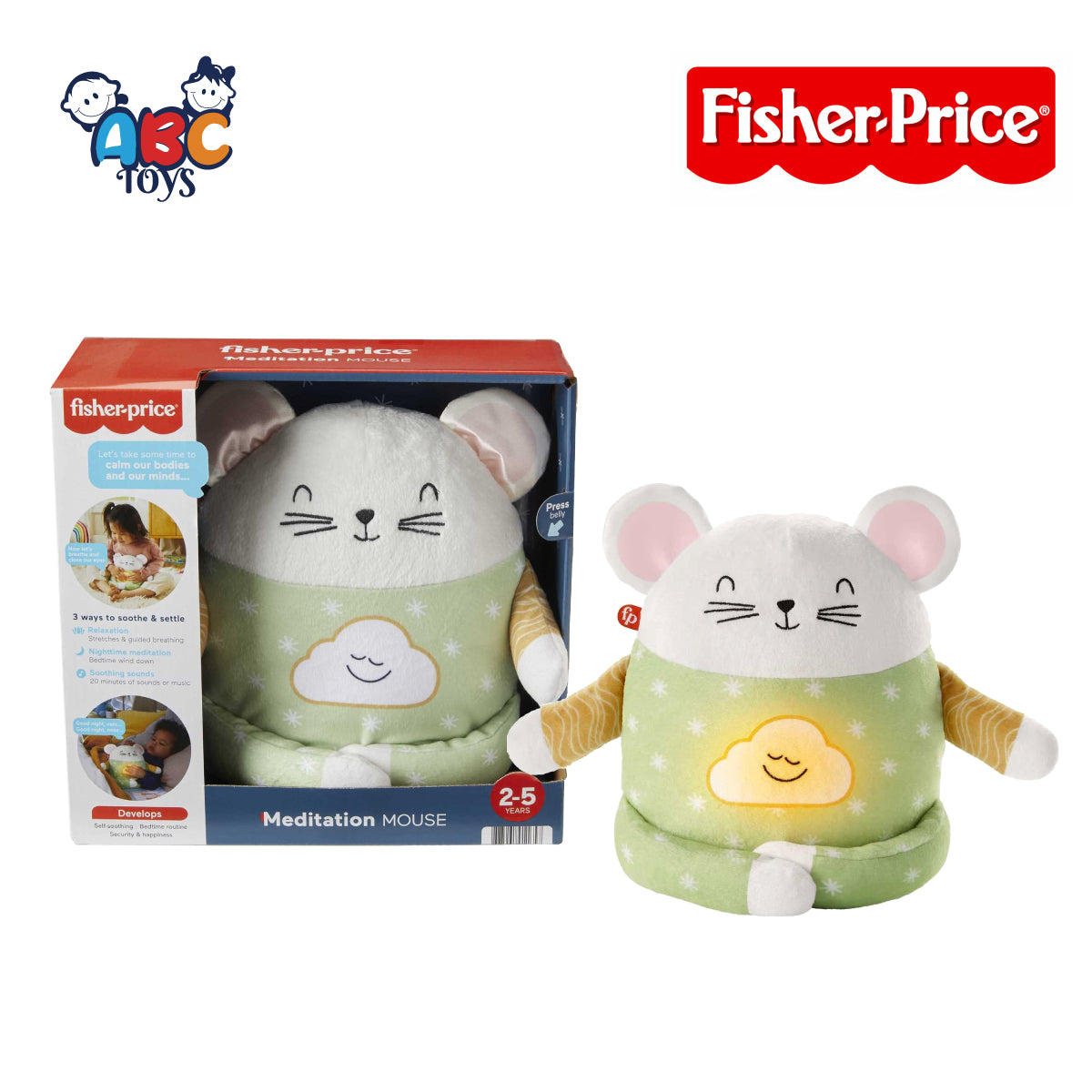 Fisher Price GRV08 Meditation Mouse, Ages 2y+