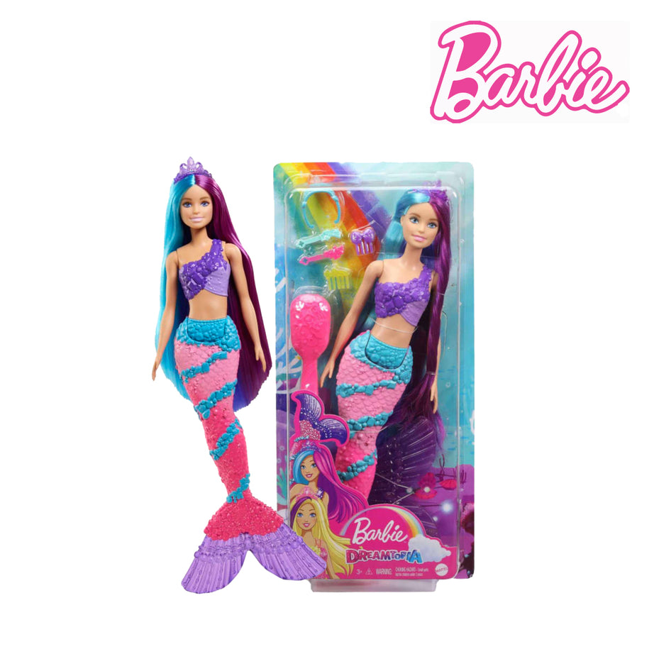Barbie GTF39 Mermaid Doll with Extra-Long Two-Tone Fantasy Hair
