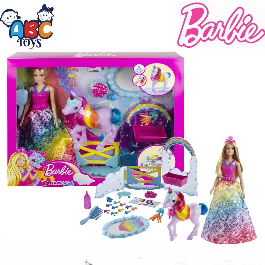 Barbie GTG01 Dreamtopia Princess with Unicorn Playsetá, Ages 3+