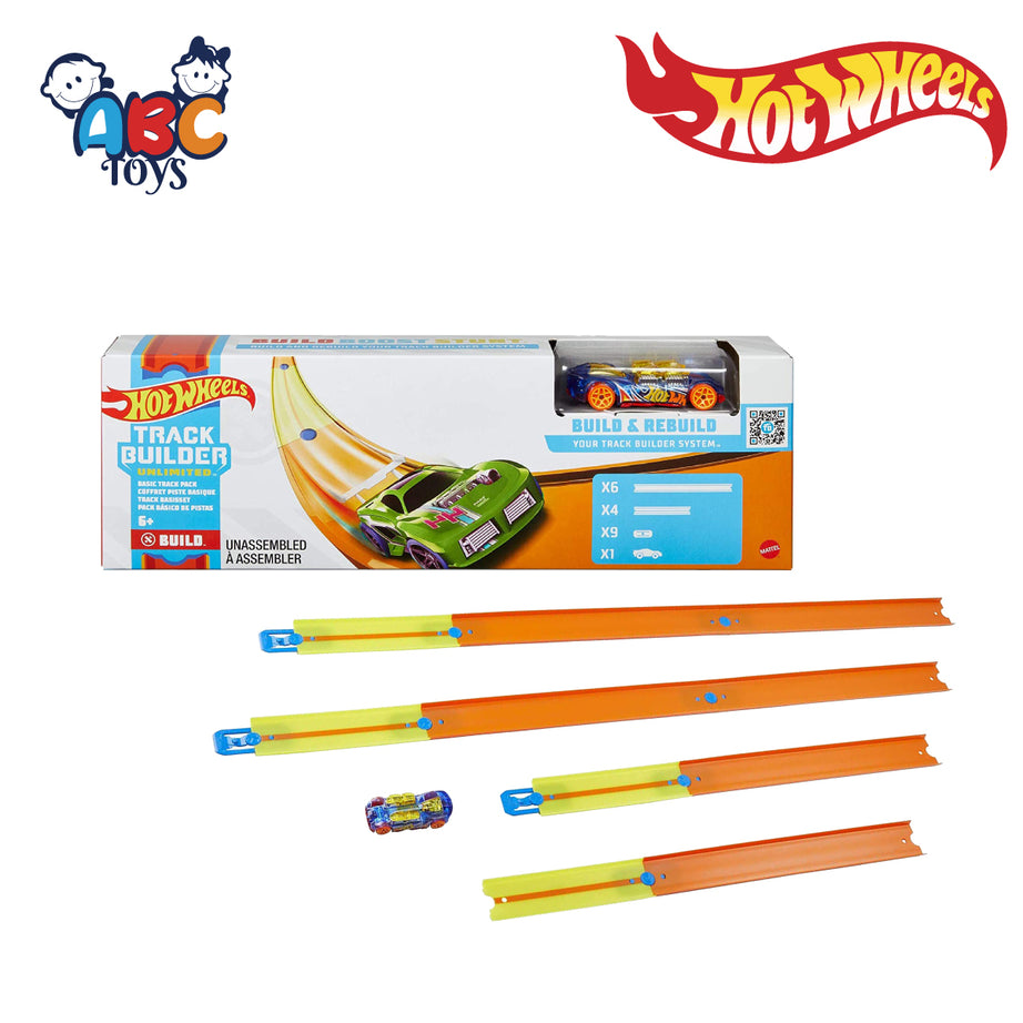 Hot Wheels GVG13 TB Basic Track Pack, Age 4+ (Damage Box)