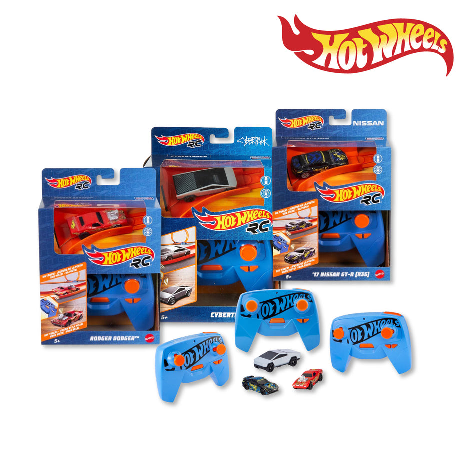 Hot Wheels GWB95 Rechargeable R/C Cars (Damaged Box)