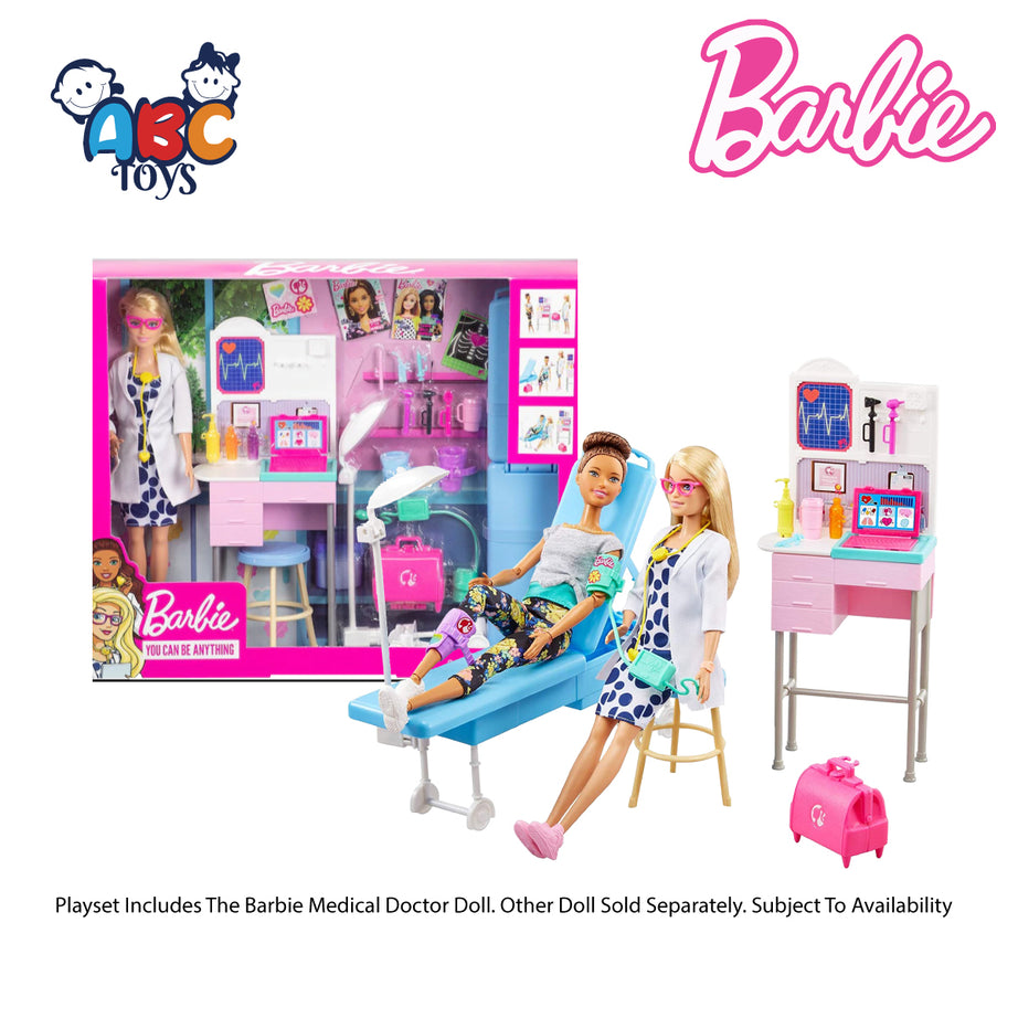 Barbie GWV01 Medical Doctor Doll & Playset (Damage Box)