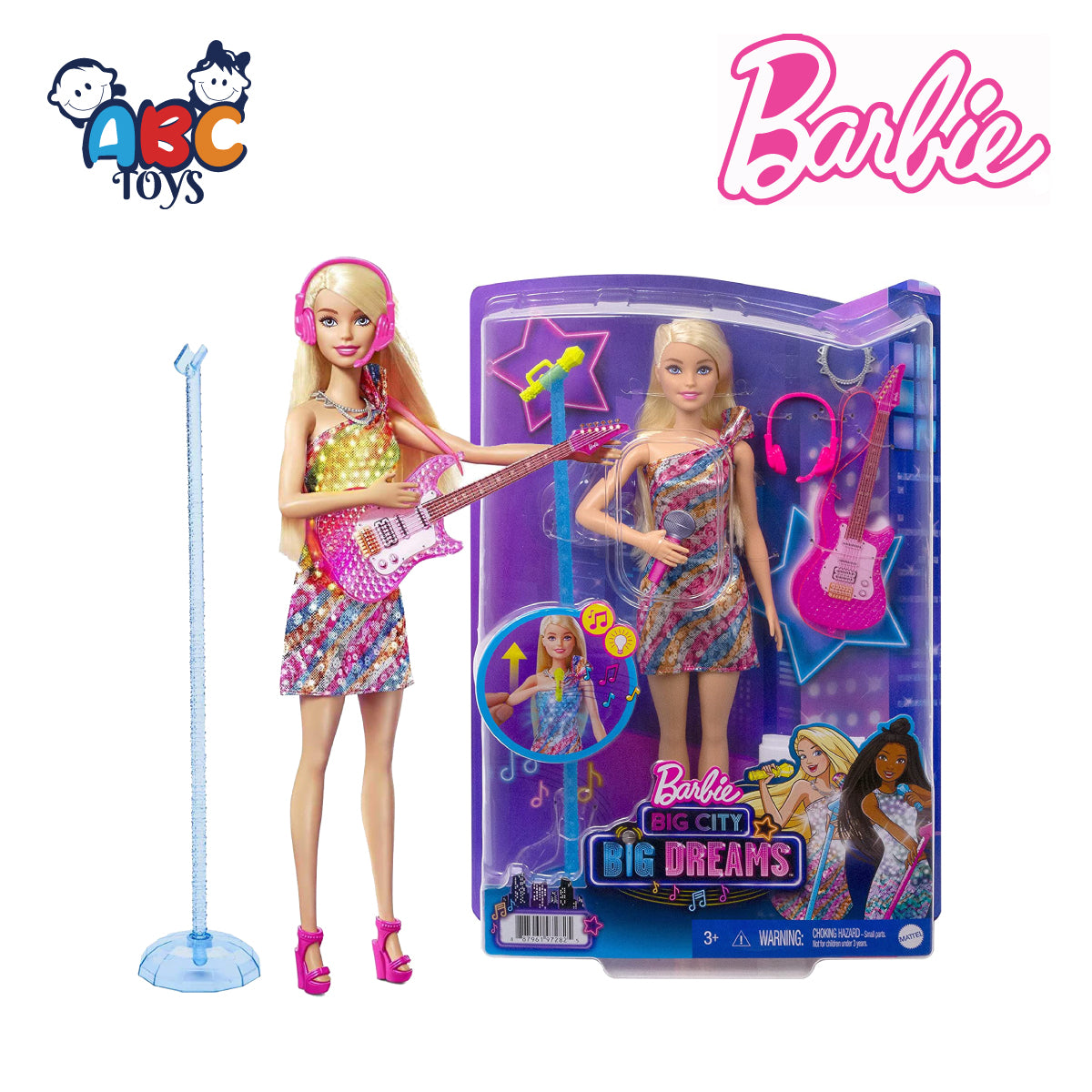 Barbie GYJ21 Big City Big Dreams Singing Barbie (Damaged Box)