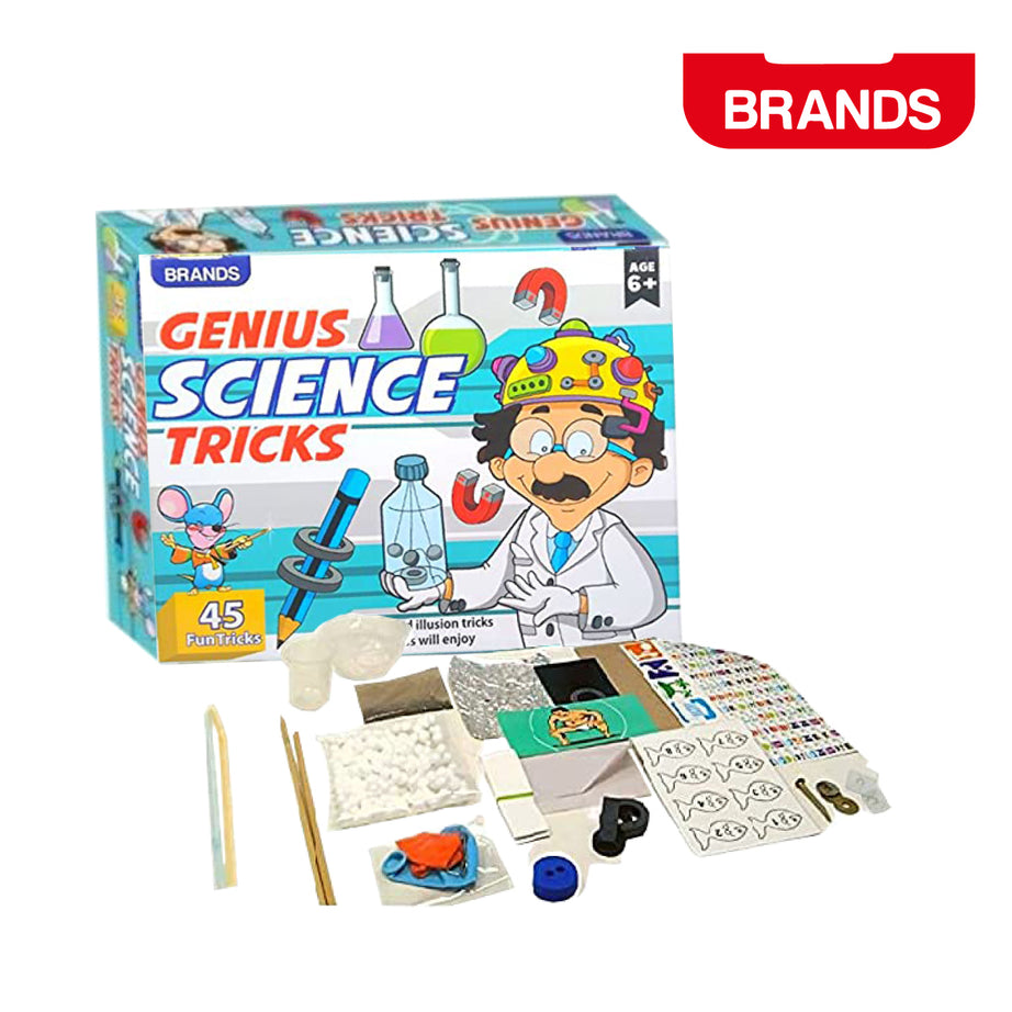 Brands Genius Science Kit with 45 Fun Tricks, Ages 8+