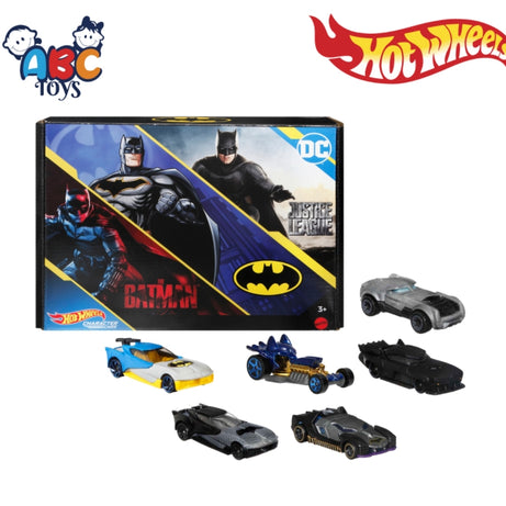 Hot Wheels HBY35 Batman Character Cars - 6 Pack, Ages 3+