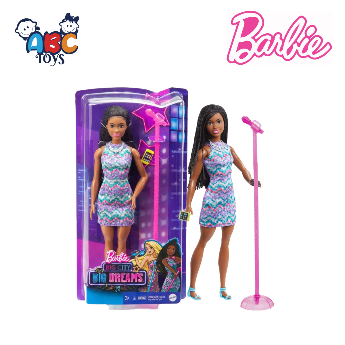Barbie HCB14 Big City Big Dreams Doll, Ages 3+ (F40) (Damage Box)