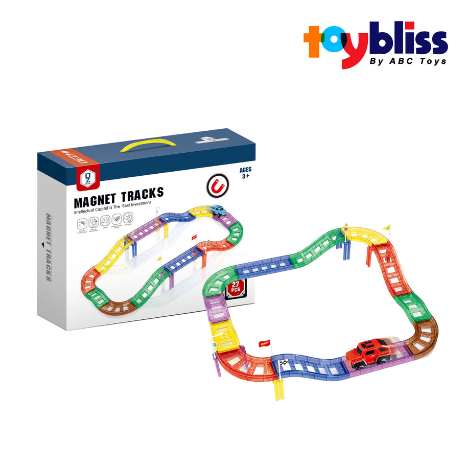 Toybliss Magnetic Tracks With Car (HD387A), Ages 3+