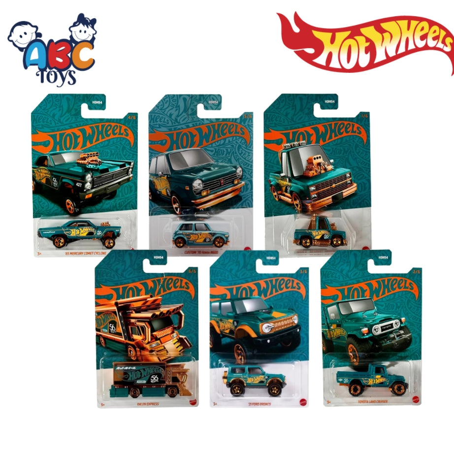 Hot Wheels HDH54 55th Anniversary Asst, Ages 3+
