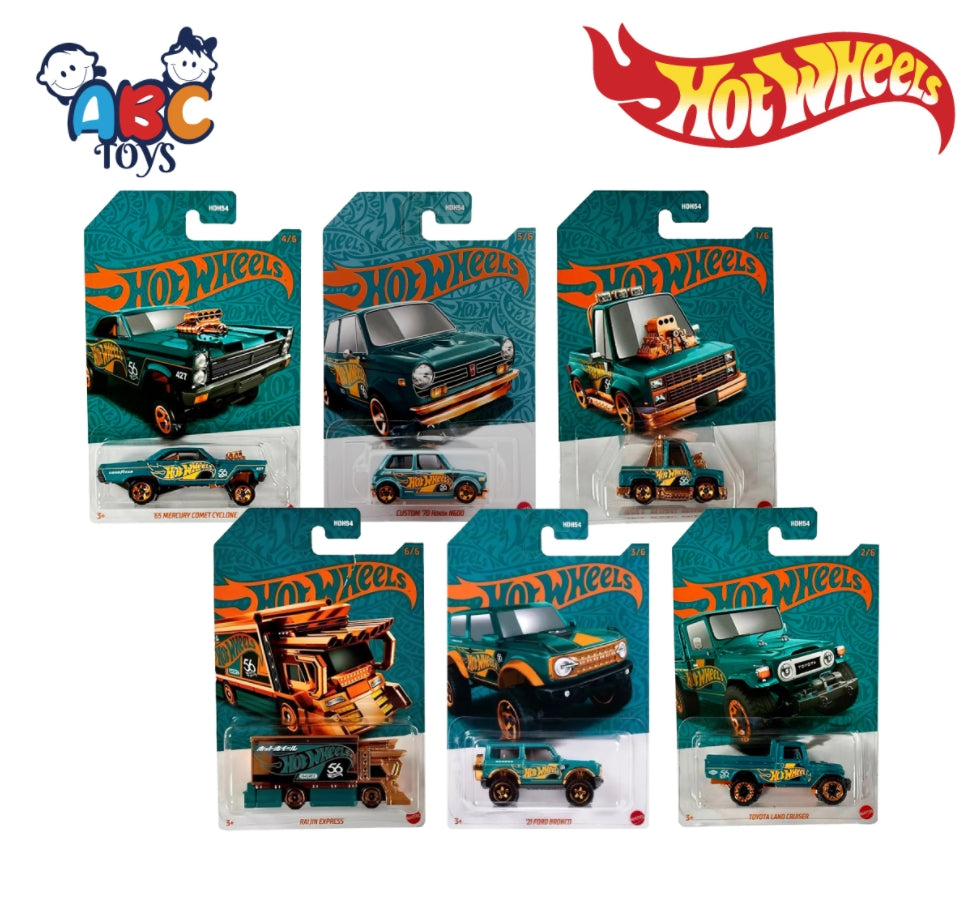 Hot Wheels HDH54 55th Anniversary Asst, Ages 3+