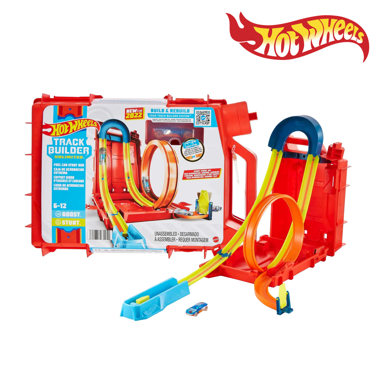 Hot Wheels HDX78 Unlimited Fuel Can Stunt Box