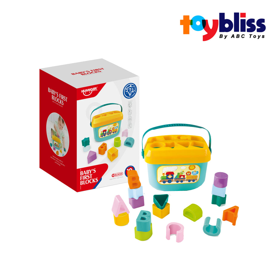 Toybliss Huanger First Blocks (HE0218), Ages 18m+