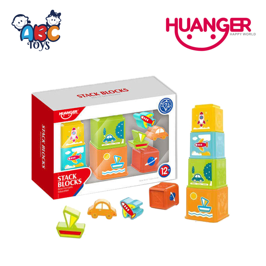 Huanger HE0225 Stack Blocks, Age 1+