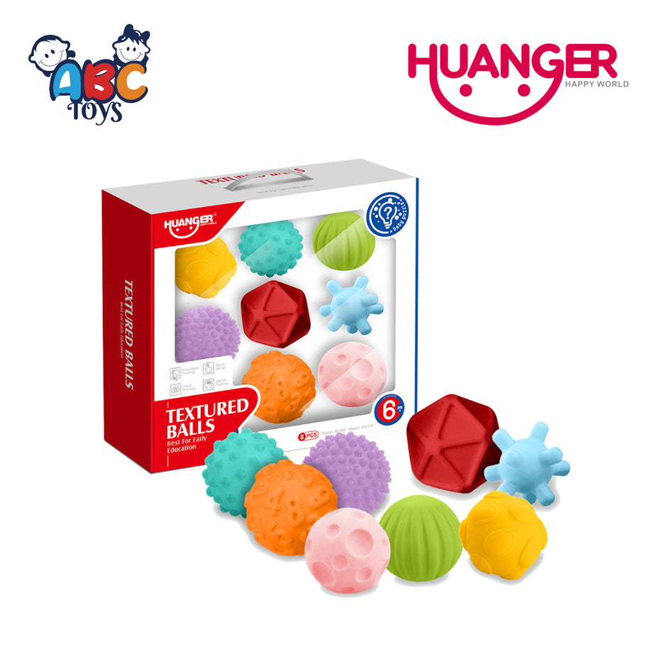 Huanger HE0235 Textured Balls, Age 6m+