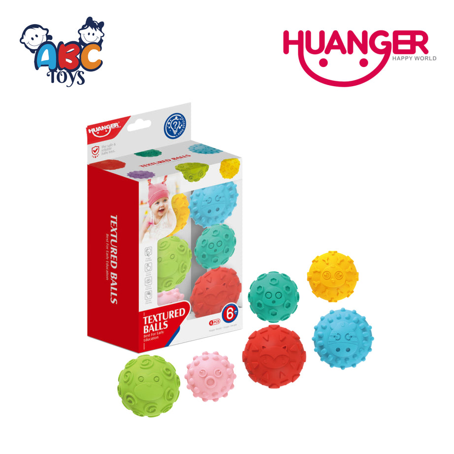 Huanger HE0256 Textured Balls, Age 6M+