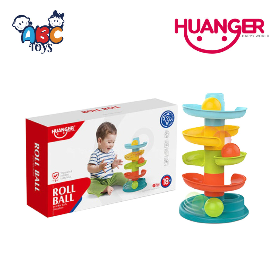 Huanger HE0291 Baby Ball Drop Spiral Tower, Ages 18m+