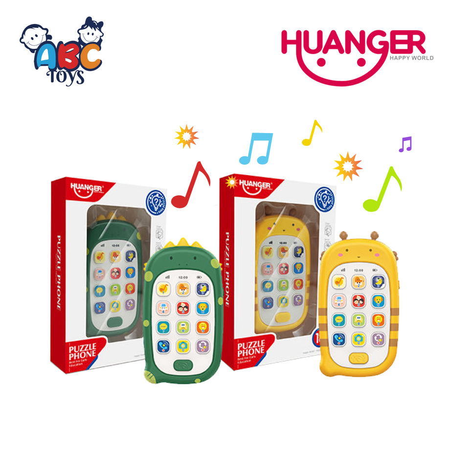 Huanger HE0536 Interactive baby puzzle phone, Ages 18m+