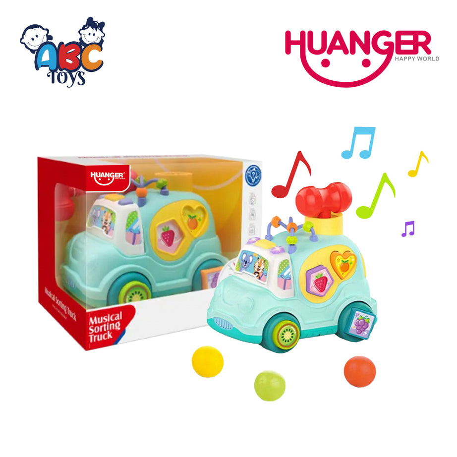 Huanger HE0547 Musical Sorting Truck, Age 18m+