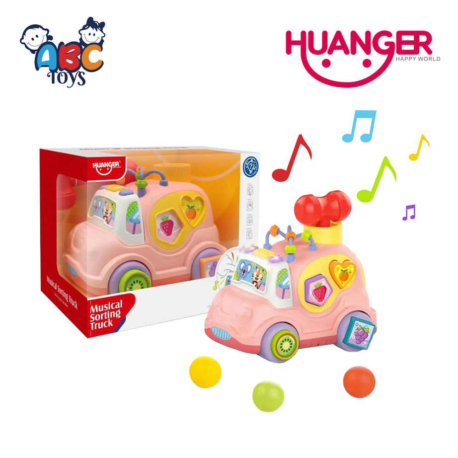 Huanger HE0548 Musical Sorting Truck, Age 18m+