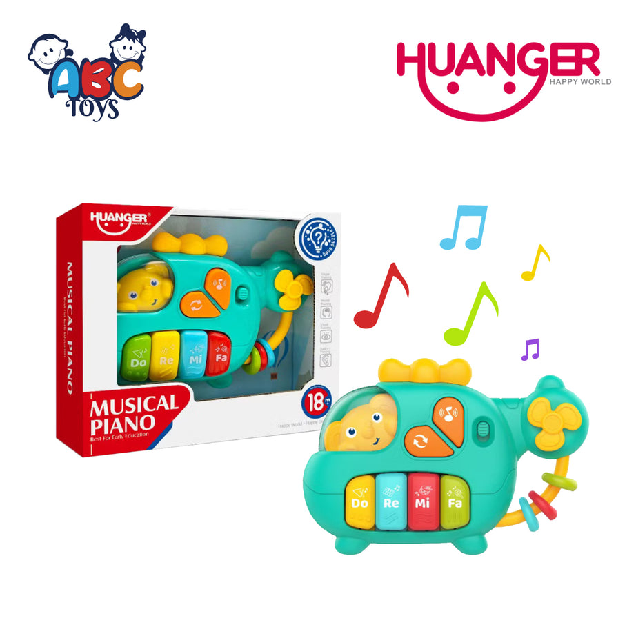Huanger HE0571 Musical Piano Helicopter, Age 3+