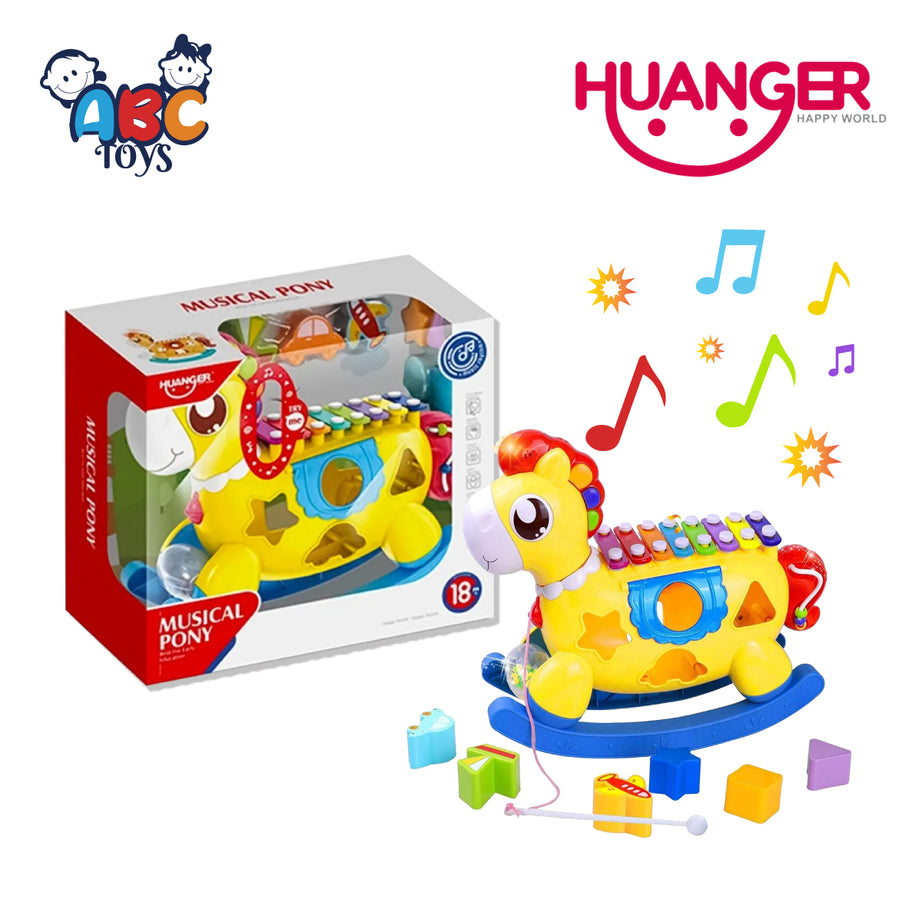 Huanger HE8024 Musical Pony Piano, Age 18m+