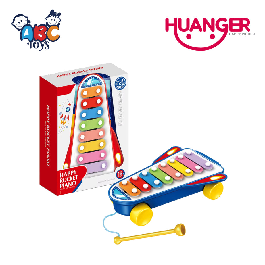 Huanger HE8034 Happy Rocket Piano, Ages 18m+