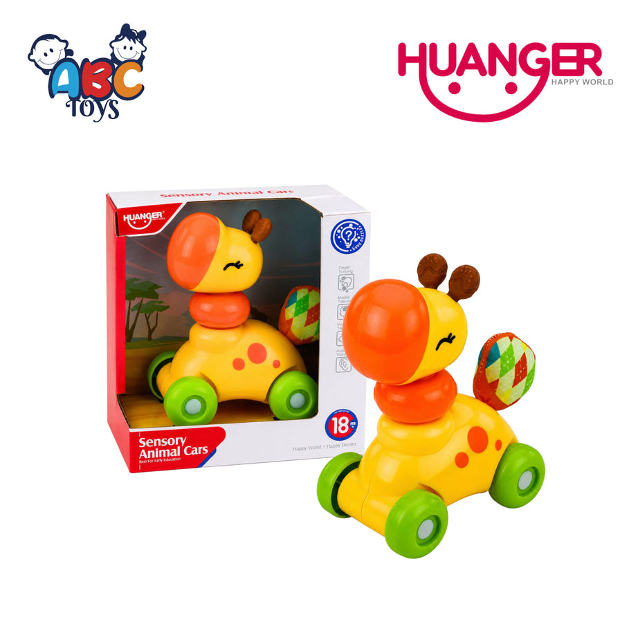 Huanger HE8094 Sensory Animal Cars Giraffe, Age 3+