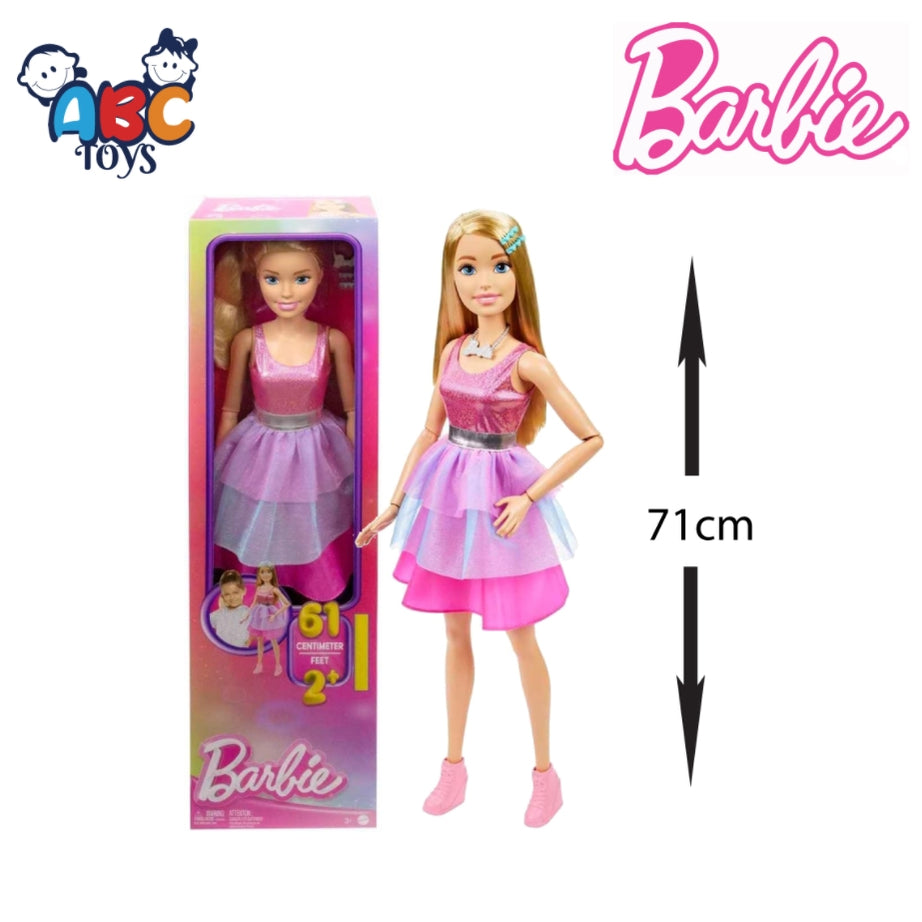 Barbie HJY02 Pink Dress Large Doll, Ages 3+