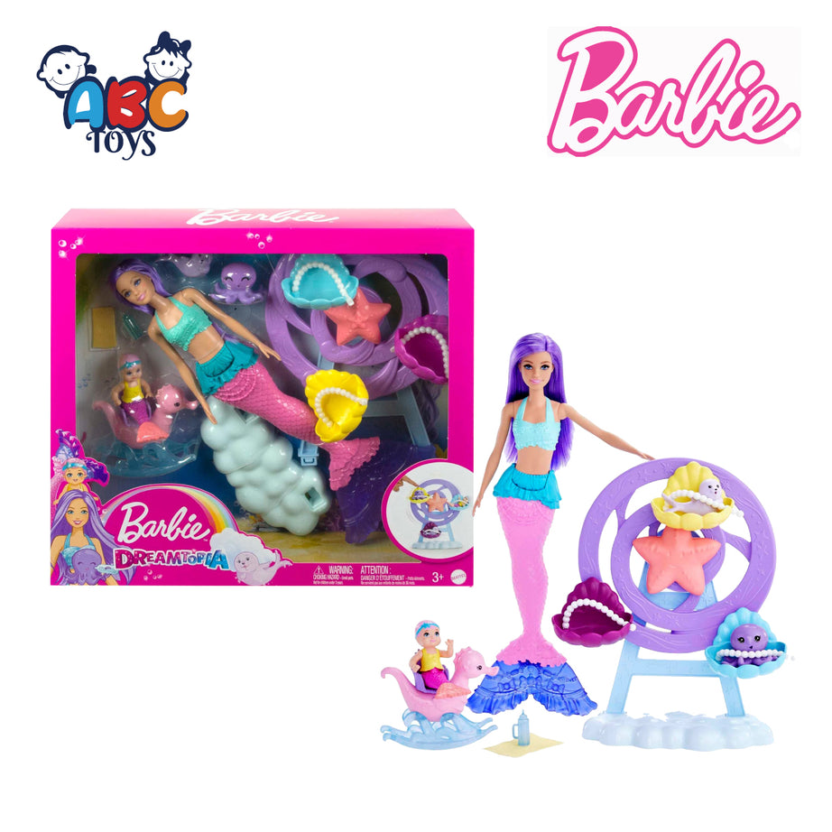 Barbie HLC30 Mermaid Doll with Purple Hair, Ages 3+