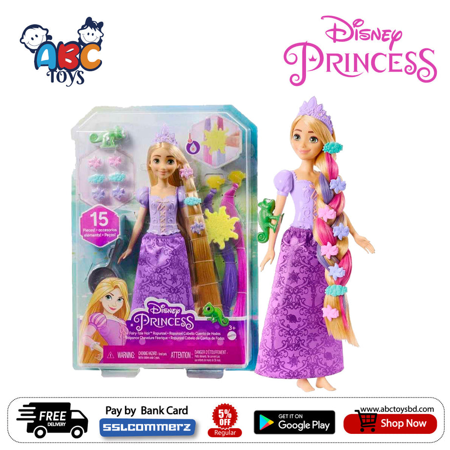 Disney HLW18 Princess Fairy-Tale Hair Rapunzel