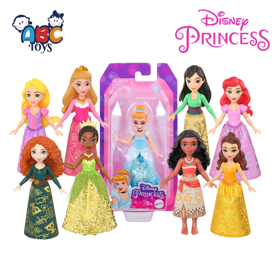 Disney Princess HLW69 3.5 Inch Doll - Ariel, Age 3+ (Random)