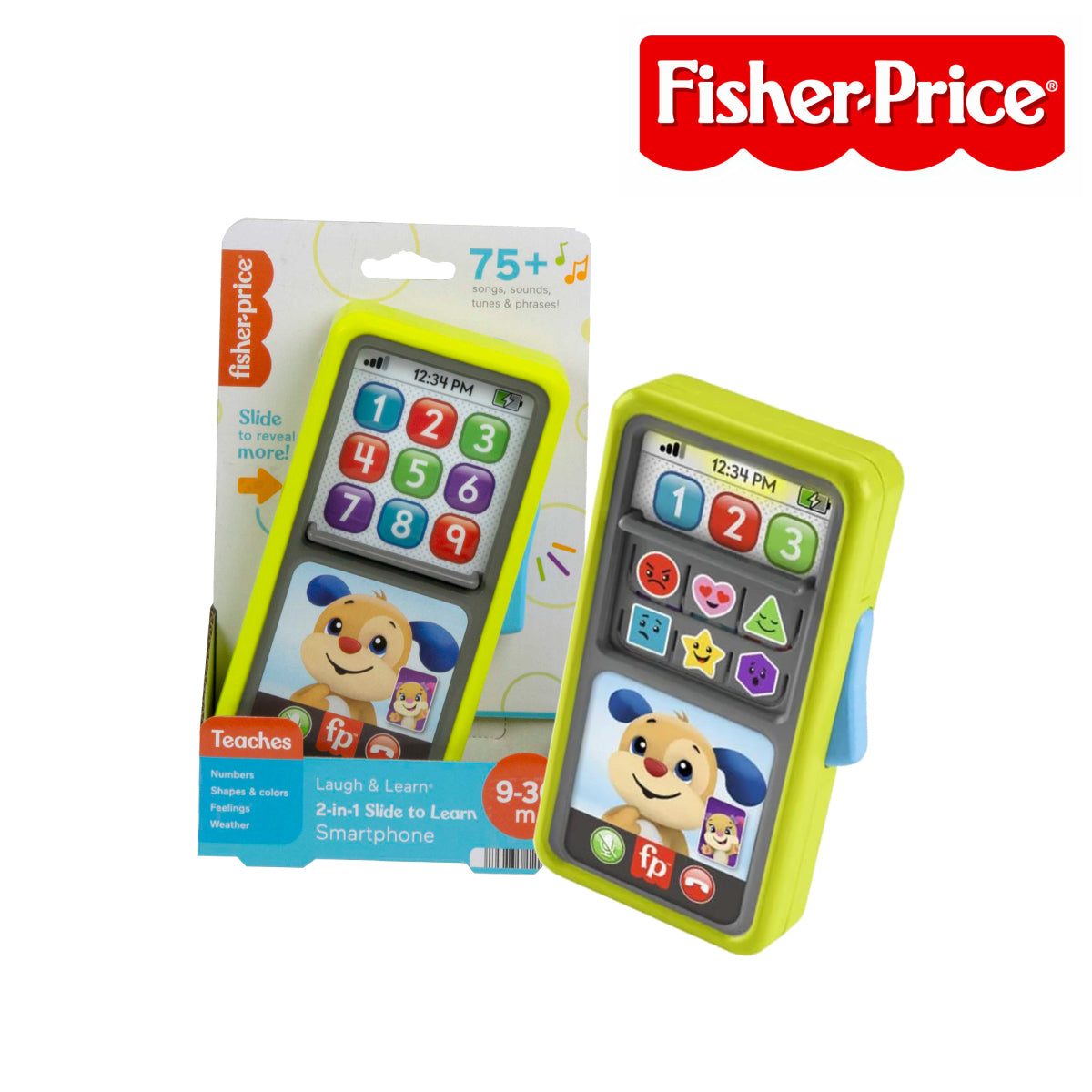 Fisher-Price HLY61 Laugh & Learn Musical Toy Phone (Damage Box)