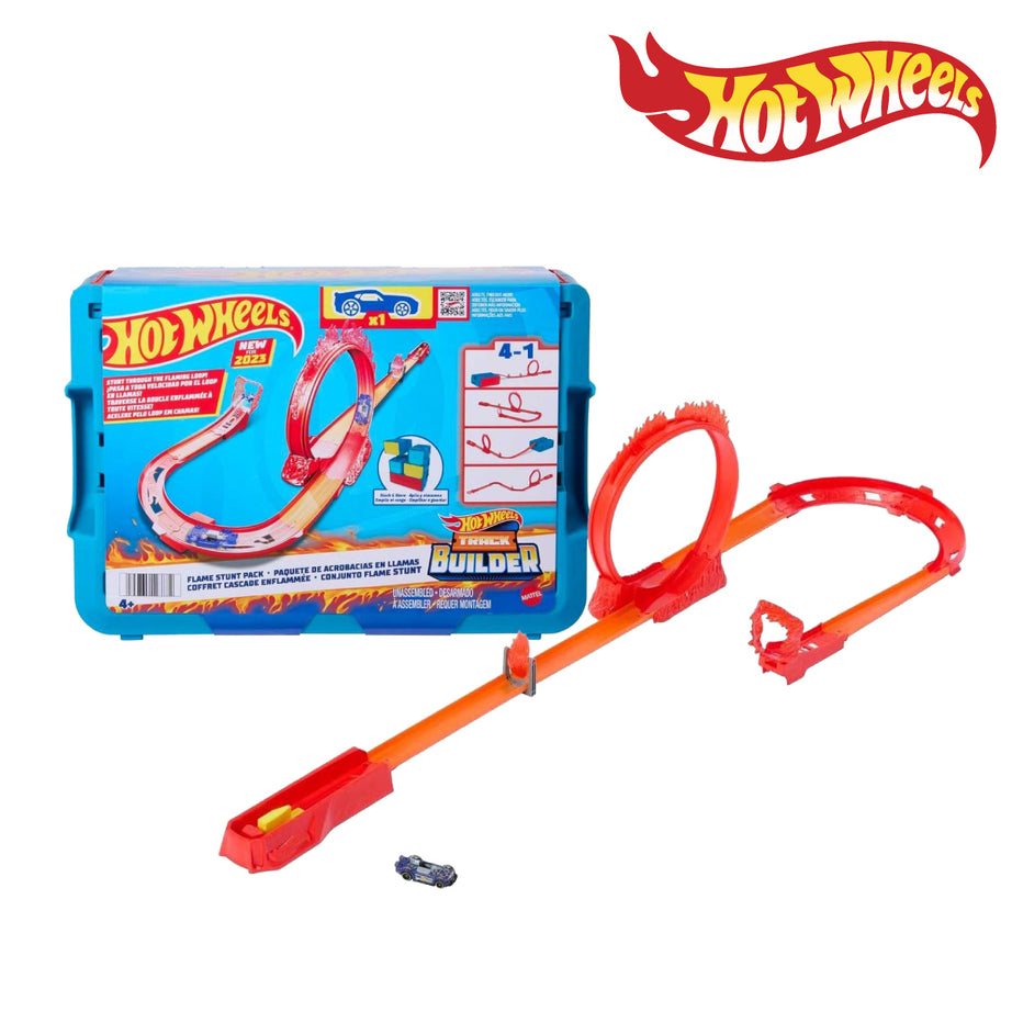 Hot Wheels HMC04 Fire-themed Track Building Set
