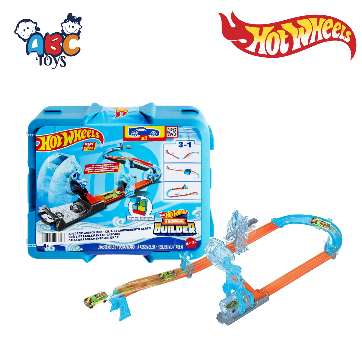 Hot Wheels HNN38 (HNJ67) Track Builder Deluxe Set, Ages 5+