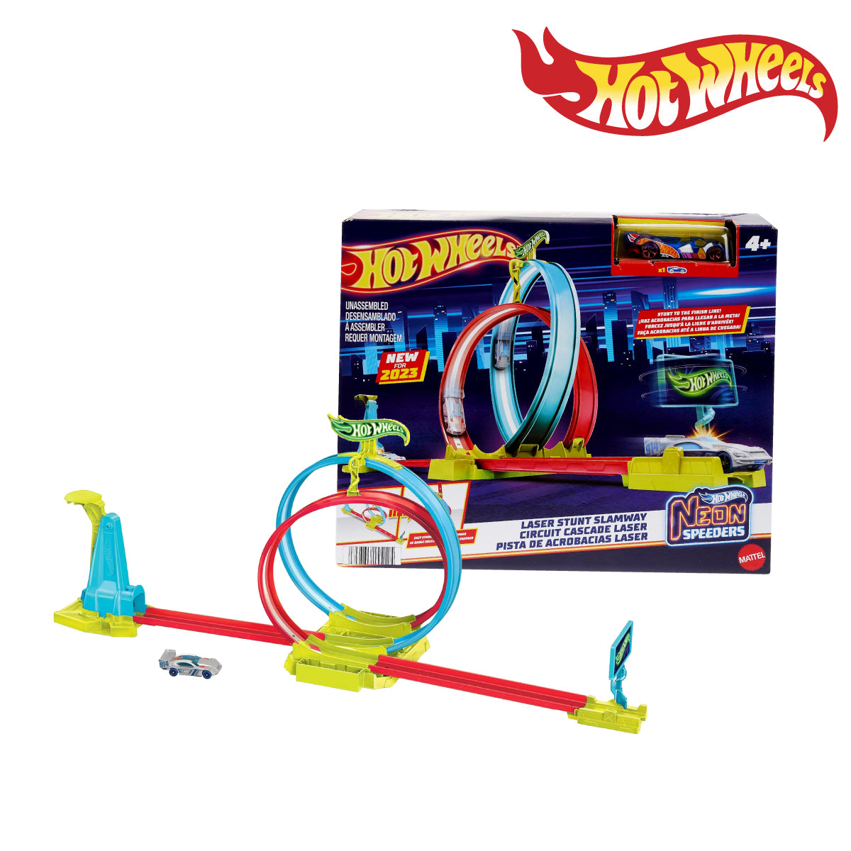 Hot Wheels HPC05 Laser Stunt Slamway Track Set