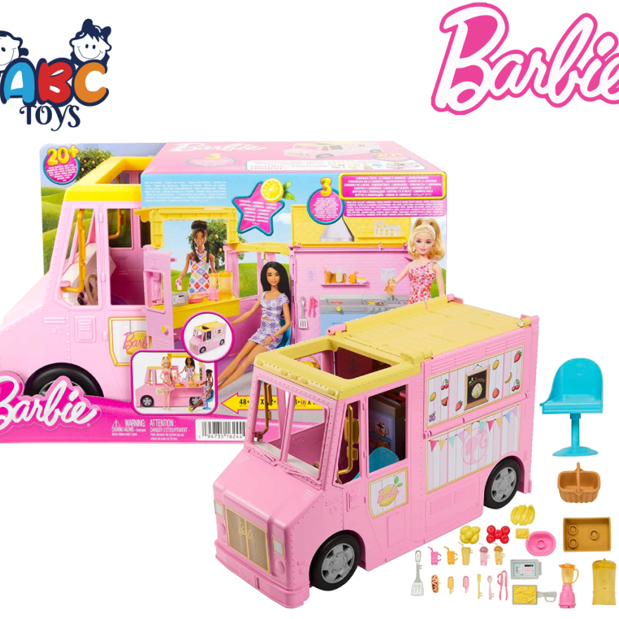 Barbie HPL71 Lemonade Truck Playset, Age3+