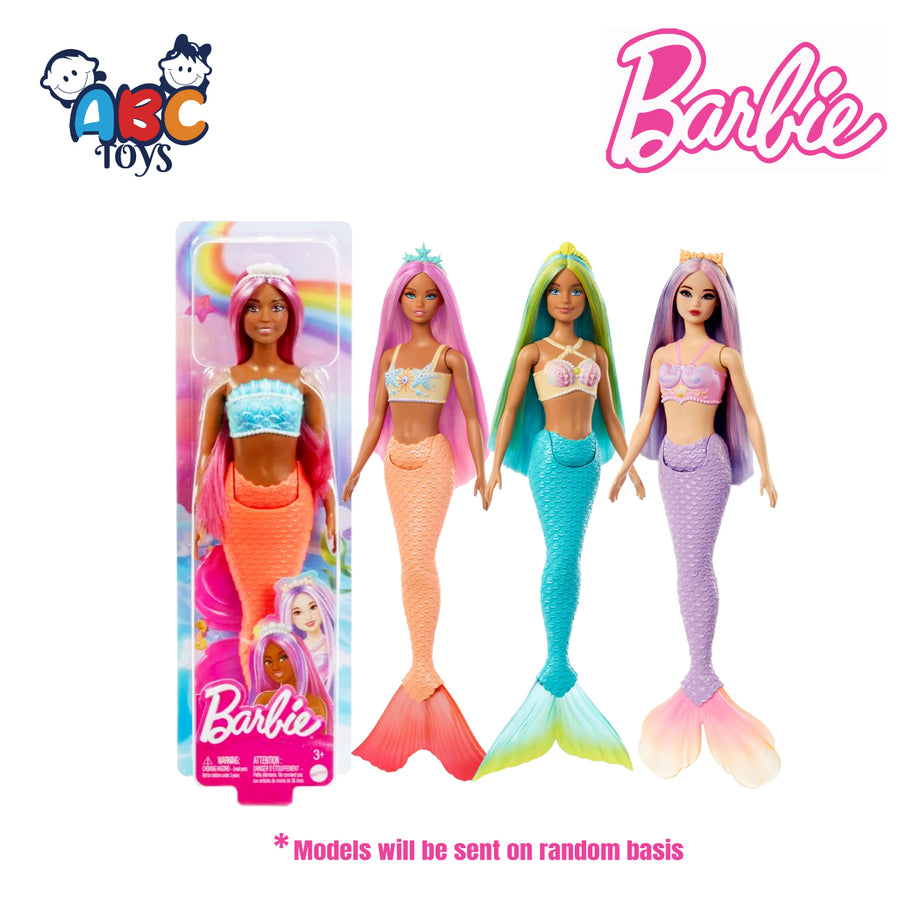 Barbie HRR02 Core Mermaid Doll Random 1Pcs, Ages 3+