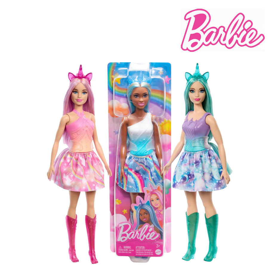 Barbie HRR12 Dreamtopia Unicorn Assorted Doll, Ages 3+