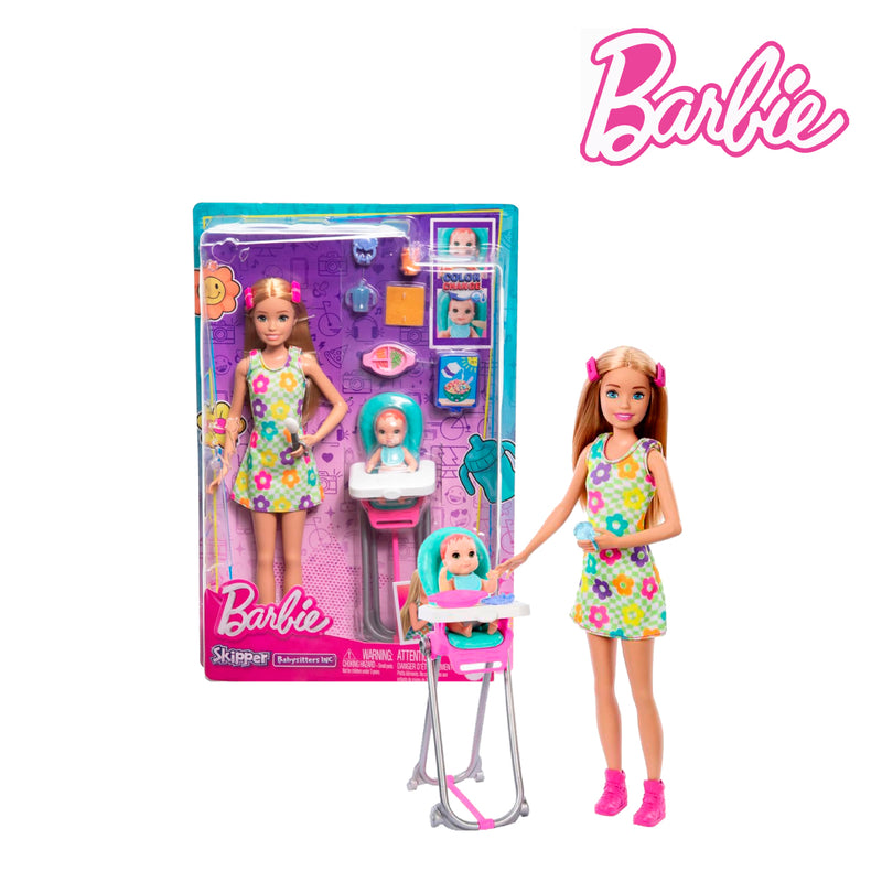 Barbie HTK35 Skipper Doll & Playset with Accessories, Ages 3+